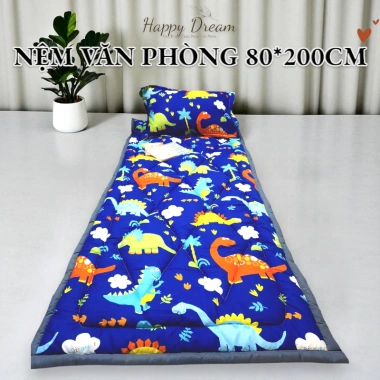Nệm văn phòng 80x200cm - Trải sàn hỗ trợ lưng, thoáng khí, gập gọn dễ vệ sinh, giá ưu đãi 160k 5