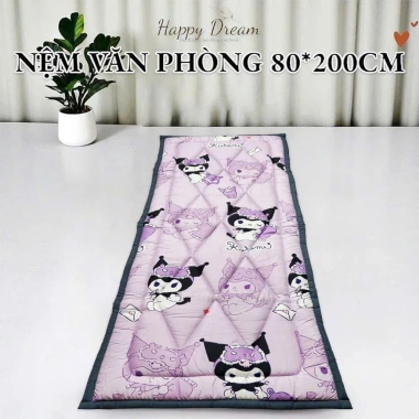 Nệm văn phòng 80x200cm - Trải sàn hỗ trợ lưng, thoáng khí, gập gọn dễ vệ sinh, giá ưu đãi 160k 9