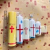 Nến bàn thờ công giáo đa kích cỡ – Đèn cầy 45.000đ, dùng cho lễ lớn, đọc kinh, cầu nguyện