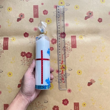 Nến bàn thờ công giáo đa kích cỡ – Đèn cầy 45.000đ, dùng cho lễ lớn, đọc kinh, cầu nguyện 3