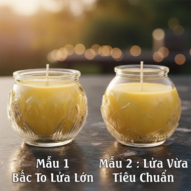 Nến Bơ 100 viên 4h Xinxinhong không khói - Mật Tông VN - Cháy 2-4-8-24h - 51.000đ