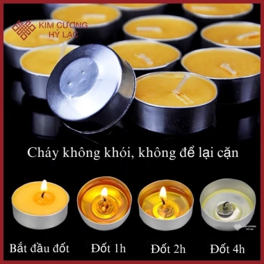Nến Bơ 100 viên 4h Xinxinhong không khói - Mật Tông VN - Cháy 2-4-8-24h - 51.000đ