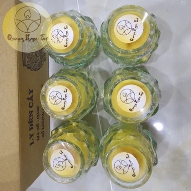 Nến Bơ Ly Liên Hoa Handmade 6 ly - Hương thơm nhẹ, chất lượng cao, chỉ 145,600₫ 5