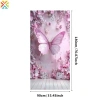 Nền chụp ảnh polyester công chúa hồng phông nền hoa bướm châu Âu treo tường sinh nhật cô gái giá ưu đãi 102.131 VND 2