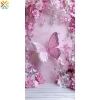Nền chụp ảnh polyester công chúa hồng phông nền hoa bướm châu Âu treo tường sinh nhật cô gái giá ưu đãi 102.131 VND 8