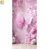 Nền chụp ảnh polyester công chúa hồng phông nền hoa bướm châu Âu treo tường sinh nhật cô gái giá ưu đãi 102.131 VND 9