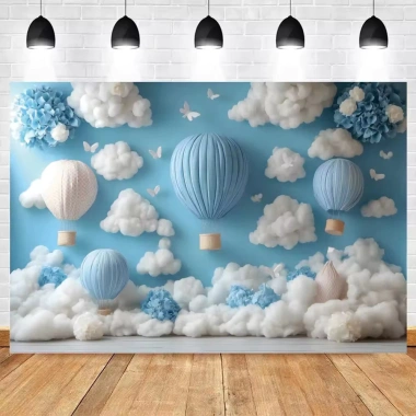 Nền chụp ảnh sinh nhật bé mới - Bánh sinh nhật vui vẻ, phụ kiện studio trang trí tiệc