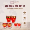Nến Cốc Hoa Nghệ Thuật – Đèn Cầy Ly Trang Trí, Thắp Lễ, Cúng Dường Giá 37.000đ