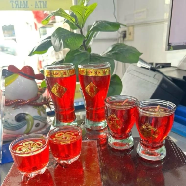 Nến Cốc Hoa Nghệ Thuật – Đèn Cầy Ly Trang Trí, Thắp Lễ, Cúng Dường Giá 37.000đ