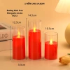Nến điện tử cốc màu đỏ - Trang trí Tết, ban thờ, cafe, khách sạn, chỉ 31.000₫ 3