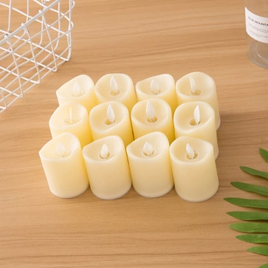 Nến Điện Tử Đường Kính 5cm - Đèn Cầy Pin, Trang Trí Tiệc, Cafe, Giá 30.000đ 8 Nến Điện Tử Đường Kính 5cm - Đèn Cầy Pin, Trang Trí Tiệc, Cafe, Giá 30.000đ 8