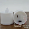 Nến điện tử mini chạy pin, đèn cầy tealight không khói sinh nhật, kèm pin, 5.000đ 3