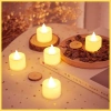 Nến điện tử mini chạy pin, đèn cầy tealight không khói sinh nhật, kèm pin, 5.000đ 8