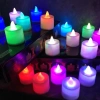 Nến điện tử mini chạy pin, đèn cầy tealight không khói, trang trí sinh nhật - kèm pin, giá 80.000₫