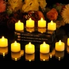 Nến điện tử mini chạy pin, đèn cầy tealight không khói, trang trí sinh nhật - kèm pin, giá 80.000₫ 4