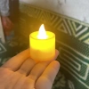 Nến điện tử mini chạy pin, đèn cầy tealight không khói, trang trí sinh nhật - kèm pin, giá 80.000₫ 6