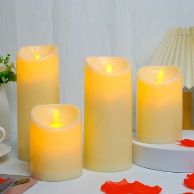 Nến điện tử tim lắc decor lãng mạn Giáng Sinh, Noen, Lễ Tết - 39.000 VND