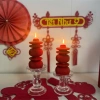 Nến đỏ decor 20cm - Trang trí Tết, Noel, bàn tiệc, giá chỉ 50.000đ 3