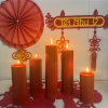 Nến đỏ decor 20cm - Trang trí Tết, Noel, bàn tiệc, giá chỉ 50.000đ 5