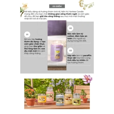 Nến hũ Yankee Candle Soft Blanket size L 623g - Giá ưu đãi 695.000đ 4