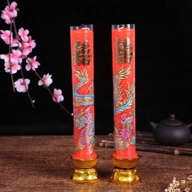 Nến Long Phụng 1 Cặp Đèn Cầy Lễ Gia Tiên, Đám Cưới, Đám Hỏi - 184.000₫ 3