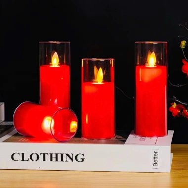 Nến ly điện pin vĩnh cửu, cốc nhựa trong suốt, trang trí Tết, lễ hội, bàn thờ, 45.000₫ 3 Nến ly điện pin vĩnh cửu, cốc nhựa trong suốt, trang trí Tết, lễ hội, bàn thờ, 45.000₫ 3