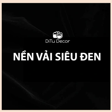 Nền siêu đen chụp ảnh sản phẩm Phông nền màu đen DiTu Deoor giảm 22% chỉ 96.000₫