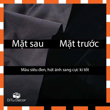 Nền siêu đen chụp ảnh sản phẩm Phông nền màu đen DiTu Deoor giảm 22% chỉ 96.000₫