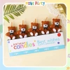 Nến sinh nhật gấu nâu đáng yêu - Đèn cầy ngộ nghĩnh, phụ kiện bánh kem, giá 12.500₫ 2