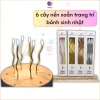 Nến sinh nhật xoắn 6 cây - Trang trí bánh kem, nến sáp chất lượng, giá chỉ 8.000đ