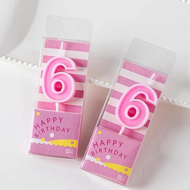 Nến số sinh nhật Pastel xinh xắn - Nến cắm bánh trang trí dễ thương, giảm còn 9.500₫ 4