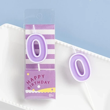 Nến số sinh nhật Pastel xinh xắn - Nến cắm bánh trang trí dễ thương, giảm còn 9.500₫ 5