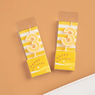 Nến số sinh nhật Pastel xinh xắn - Nến cắm bánh trang trí dễ thương, giảm còn 9.500₫ 6