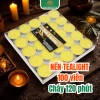 Nến Tealight 100/50 viên - Cháy 2-2,5h, không mùi, không khói, an toàn, dùng lễ Phật, cúng dường, xông tinh dầu - 70.000₫ 2