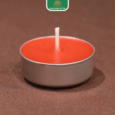Nến Tealight 100/50 viên - Cháy 2-2,5h, không mùi, không khói, an toàn, dùng lễ Phật, cúng dường, xông tinh dầu - 70.000₫