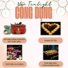Nến tealight cháy lâu 8‑12h, 10 viên trắng vàng, đốt thơm xông tinh dầu & thảo mộc - Giá 110k 3