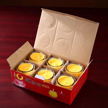 Nến Tealight Hoa Sen 24h - Đèn Cầy Sáp Dầu Cọ, Cháy Lâu, Giá Ưu Đãi 60.000₫