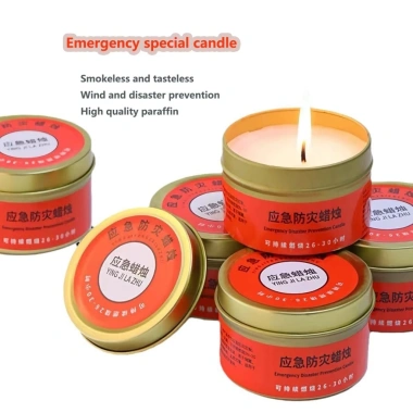 Nến thiếc hộ gia đình chống thấm, chống gió, sinh tồn, chiếu sáng khẩn cấp – Giá ưu đãi 26.400₫ 9