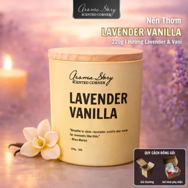 Nến Thơm Cao Cấp Aroma Story - Tự Nhiên, Thư Giãn, Dễ Ngủ, Nhiều Hương, Giảm 20%