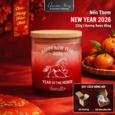 Nến Thơm Cao Cấp Aroma Story - Tự Nhiên, Thư Giãn, Dễ Ngủ, Nhiều Hương, Giảm 20%