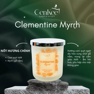 Nến Thơm Cao Cấp Cenkee 4.2-7.4 Oz Tự Nhiên Khử Mùi, Thư Giãn, Tạo Không Gian Ấm Cúng - Giảm Giá 260k
