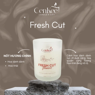 Nến Thơm Cao Cấp Cenkee 4.2-7.4 Oz Tự Nhiên Khử Mùi, Thư Giãn, Tạo Không Gian Ấm Cúng - Giảm Giá 260k