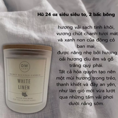 Nến thơm cao cấp xuất khẩu – Hương bền lâu, dễ chịu, thư giãn, quà tặng – 180.000đ