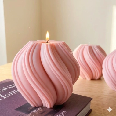 Nến Thơm Hình Xoắn Nhỏ Nhiều Màu - Trang Trí Nhà Cửa, Lễ Tết, Quà Biếu Tặng 35K