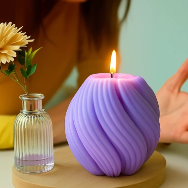 Nến Thơm Hình Xoắn Nhỏ Nhiều Màu - Trang Trí Nhà Cửa, Lễ Tết, Quà Biếu Tặng 35K