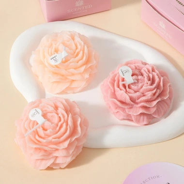 Nến Thơm Hoa Mẫu Đơn - Quà Tặng Độc Đáo Cho Bạn Bè & Đồng Nghiệp, Giảm Giá 49k