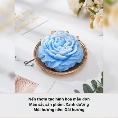 Nến Thơm Hoa Mẫu Đơn - Quà Tặng Độc Đáo Cho Bạn Bè & Đồng Nghiệp, Giảm Giá 49k