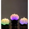 Nến thơm hoa sen lớn đổi màu LED 3 màu Miss Candle FTRAMART EDC436 – Giá ưu đãi 219k 4
