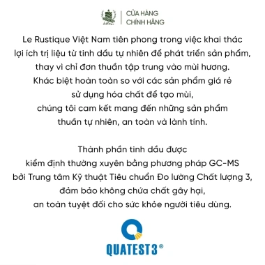 Nến Thơm Hỷ Le Rustique - Ngủ Ngon, Thư Giãn, Không Khói, Tinh Dầu Tự Nhiên, Cao Cấp - 308.000 VND