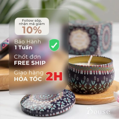 Nến thơm phòng cao cấp BOUSE CONCEPT 15 - Thơm phòng, khử mùi, không khói, quà tặng, giảm giá 24.300đ 3 Nến thơm phòng cao cấp BOUSE CONCEPT 15 - Thơm phòng, khử mùi, không khói, quà tặng, giảm giá 24.300đ 3